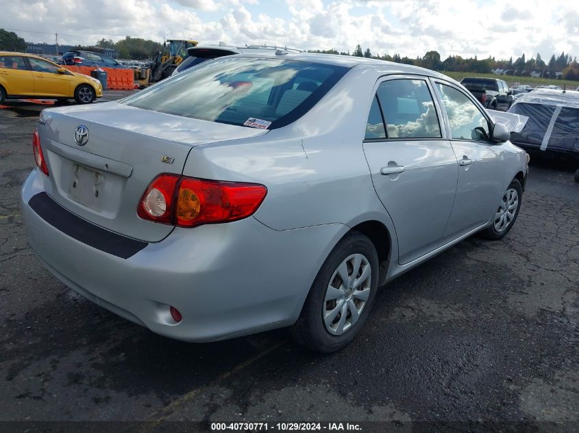 2009 Toyota Corolla Le VIN: 1NXBU40EX9Z149260 Lot: 40730771