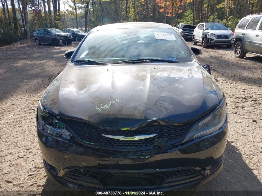 2015 Chrysler 200 S VIN: 1C3CCCDG4FN540450 Lot: 40730778