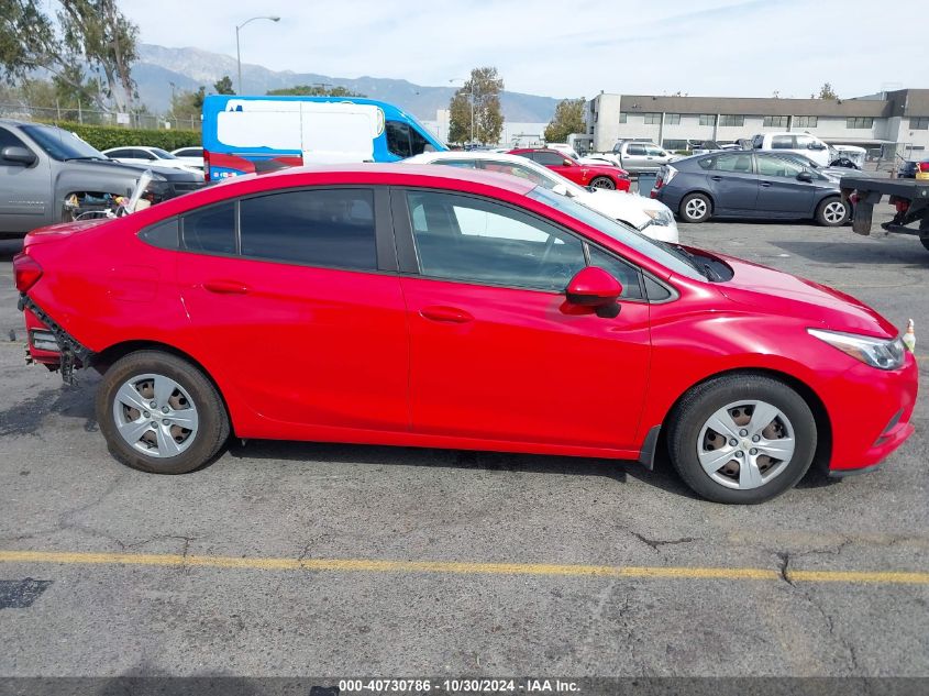 2018 Chevrolet Cruze Ls Auto VIN: 1G1BC5SMXJ7205002 Lot: 40730786