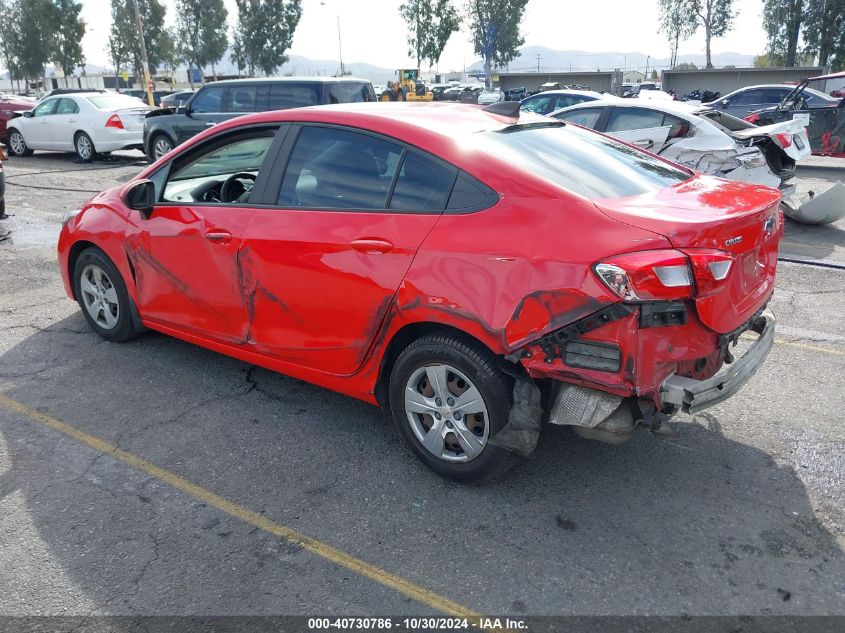 2018 Chevrolet Cruze Ls Auto VIN: 1G1BC5SMXJ7205002 Lot: 40730786