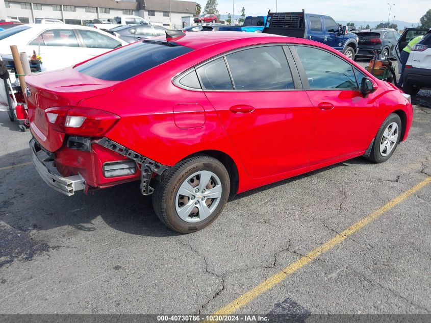 2018 Chevrolet Cruze Ls Auto VIN: 1G1BC5SMXJ7205002 Lot: 40730786