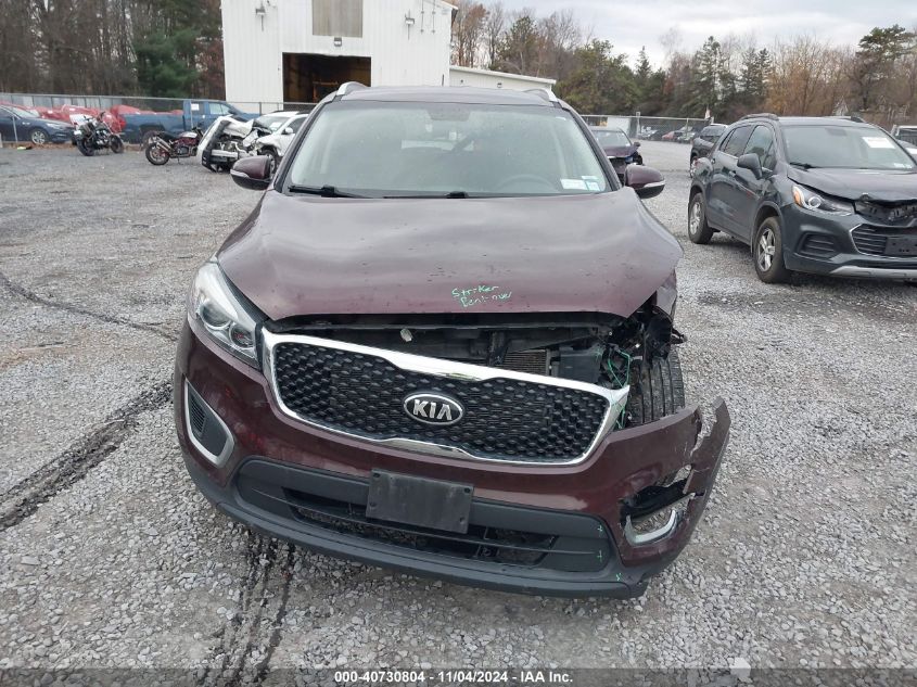 2017 KIA SORENTO 2.4L LX - 5XYPG4A34HG298603