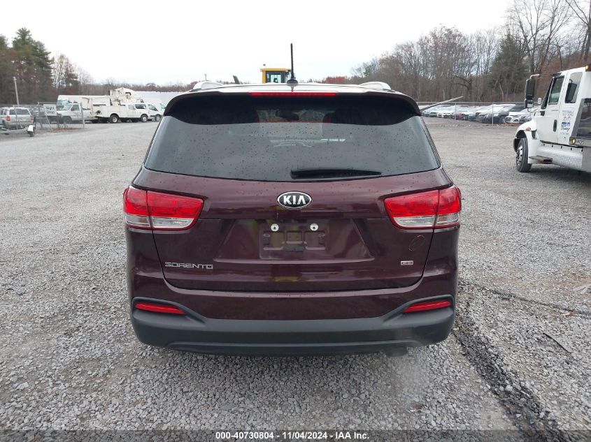 2017 Kia Sorento 2.4L Lx VIN: 5XYPG4A34HG298603 Lot: 40730804