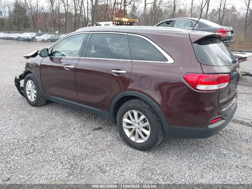 2017 KIA SORENTO 2.4L LX - 5XYPG4A34HG298603