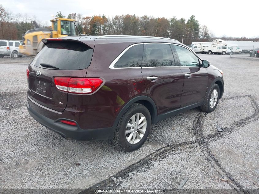 2017 KIA SORENTO 2.4L LX - 5XYPG4A34HG298603