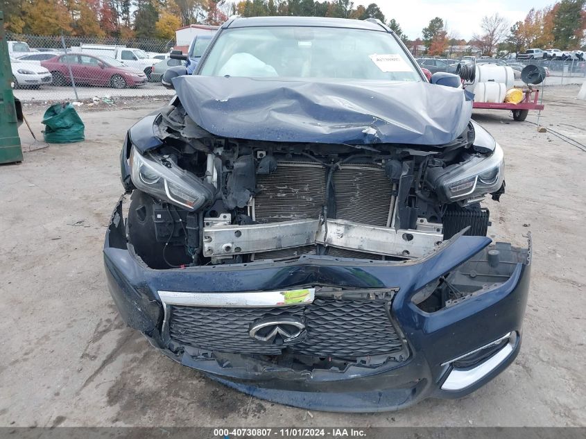 2017 Infiniti Qx60 VIN: 5N1DL0MM6HC530579 Lot: 40730807