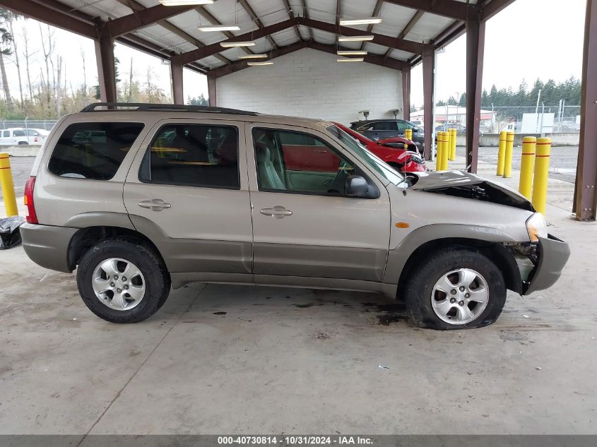 2001 Mazda Tribute Es V6/Lx V6 VIN: 4F2CU09121KM36254 Lot: 40730814