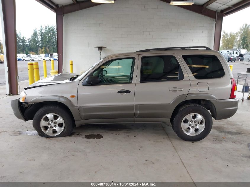 2001 Mazda Tribute Es V6/Lx V6 VIN: 4F2CU09121KM36254 Lot: 40730814