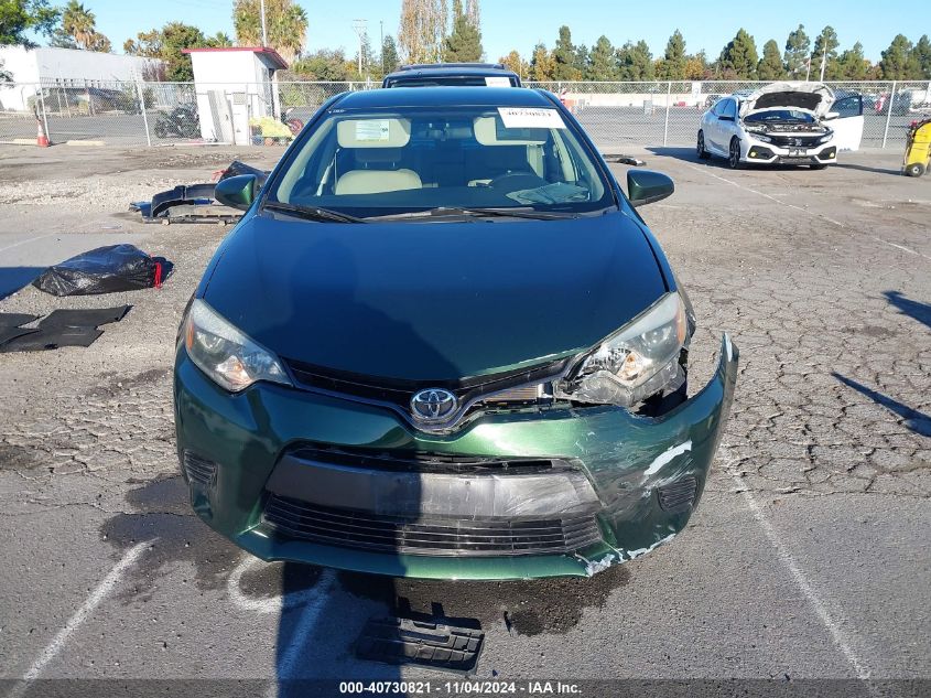 2015 Toyota Corolla L/Le/Le Pls/Prm/S/S Pls VIN: 5YFBURHE0FP360756 Lot: 40730821