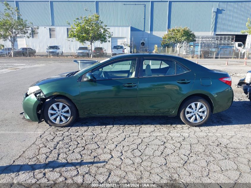 2015 Toyota Corolla L/Le/Le Pls/Prm/S/S Pls VIN: 5YFBURHE0FP360756 Lot: 40730821