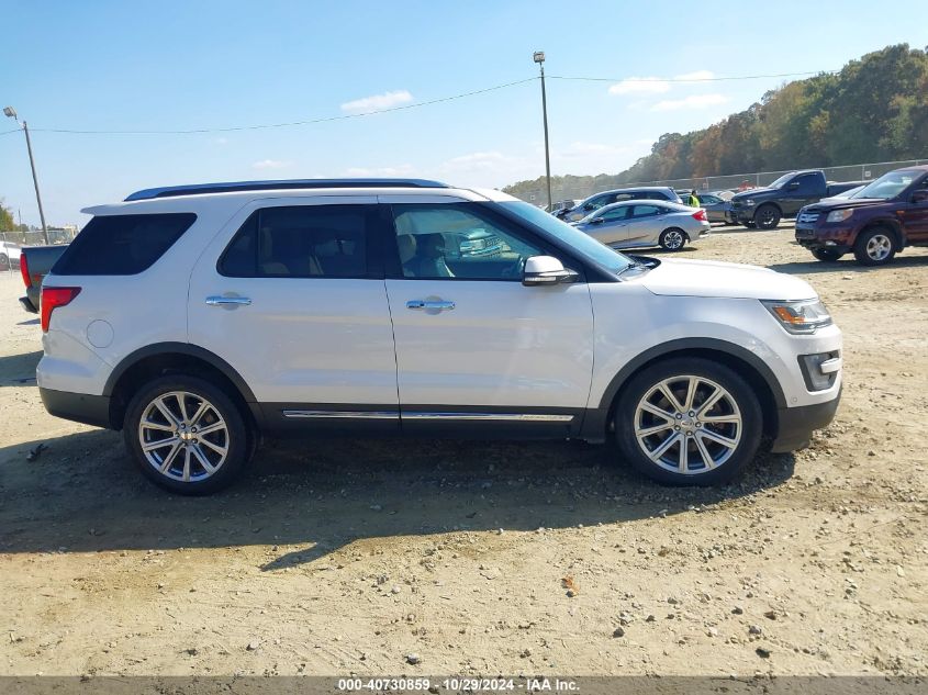 2017 Ford Explorer Limited VIN: 1FM5K8FH4HGB51787 Lot: 40730859