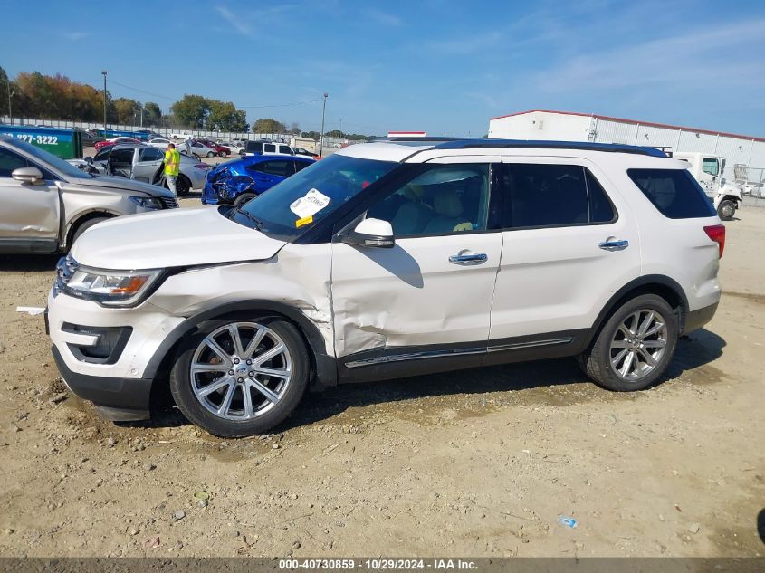 2017 Ford Explorer Limited VIN: 1FM5K8FH4HGB51787 Lot: 40730859