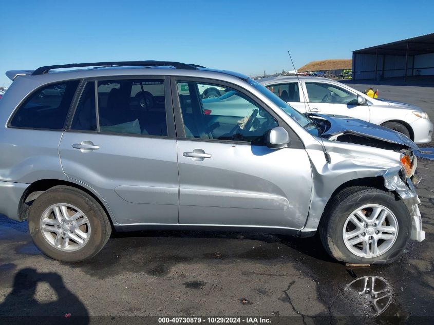 2003 Toyota Rav4 VIN: JTEGH20V130086756 Lot: 40730879