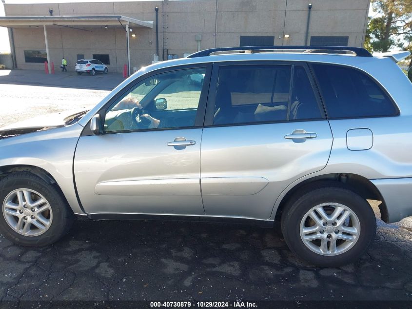 2003 Toyota Rav4 VIN: JTEGH20V130086756 Lot: 40730879