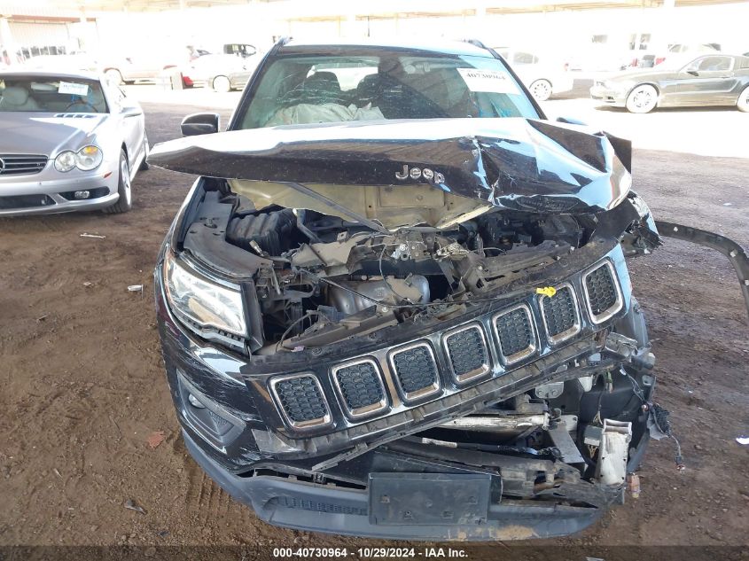 2018 Jeep Compass Latitude Fwd VIN: 3C4NJCBB1JT211232 Lot: 40730964