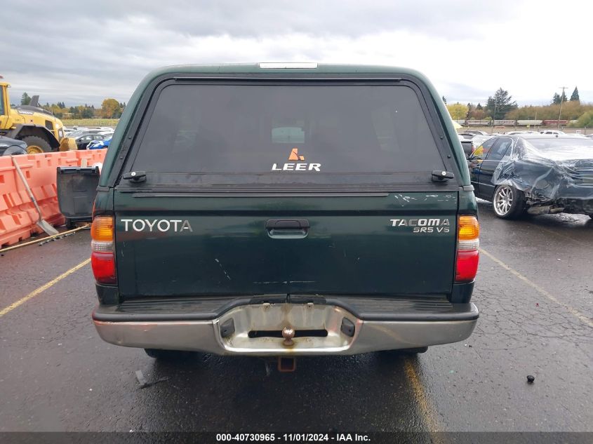 2001 Toyota Tacoma Base V6 VIN: 5TEWN72N71Z751207 Lot: 40730965