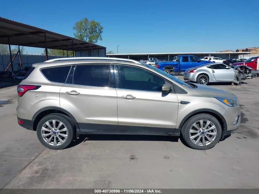 2017 Ford Escape Titanium VIN: 1FMCU0JD0HUD76197 Lot: 40730996