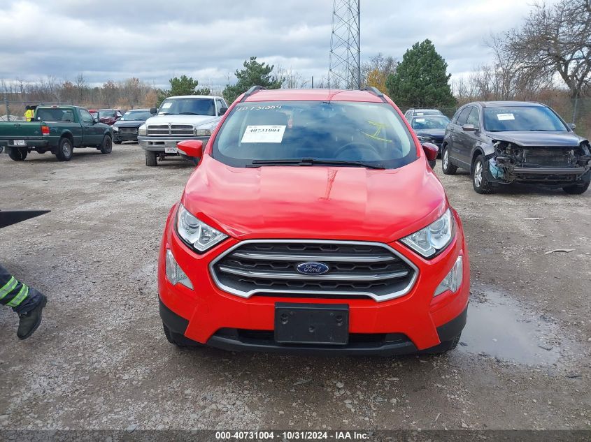 2020 Ford Ecosport Se VIN: MAJ6S3GL2LC391831 Lot: 40731004