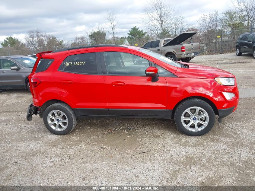 2020 Ford Ecosport Se VIN: MAJ6S3GL2LC391831 Lot: 40731004