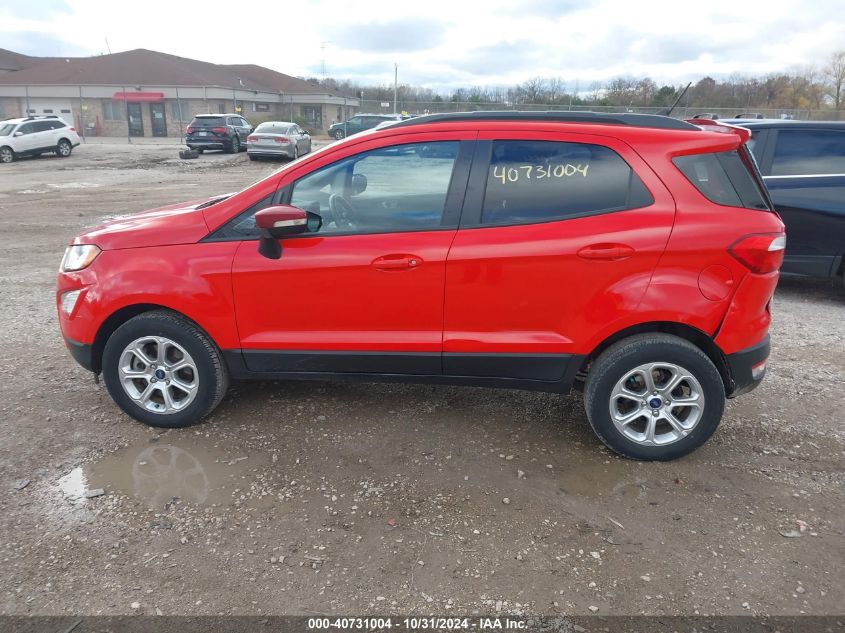 2020 Ford Ecosport Se VIN: MAJ6S3GL2LC391831 Lot: 40731004