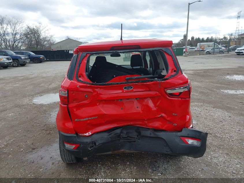 2020 Ford Ecosport Se VIN: MAJ6S3GL2LC391831 Lot: 40731004