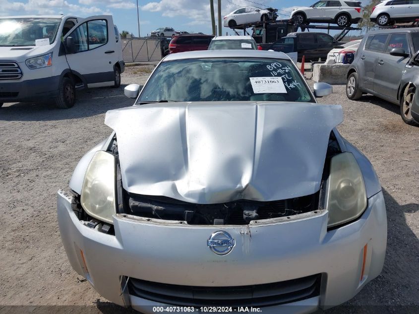 2006 Nissan 350Z Enthusiast VIN: JN1AZ34D06M305981 Lot: 40731063