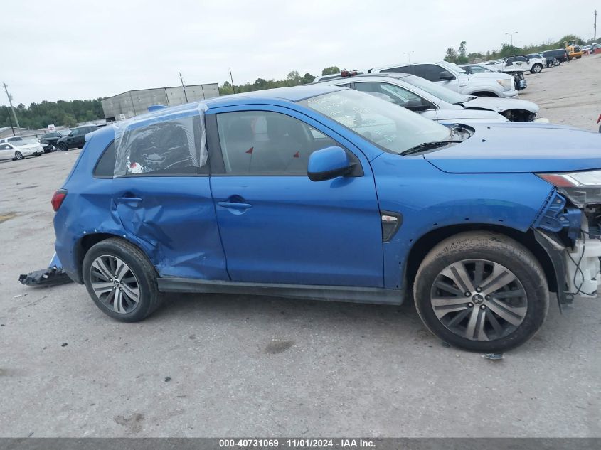 2020 Mitsubishi Outlander Sport 2.0 Es VIN: JA4AP3AU8LU029112 Lot: 40731069