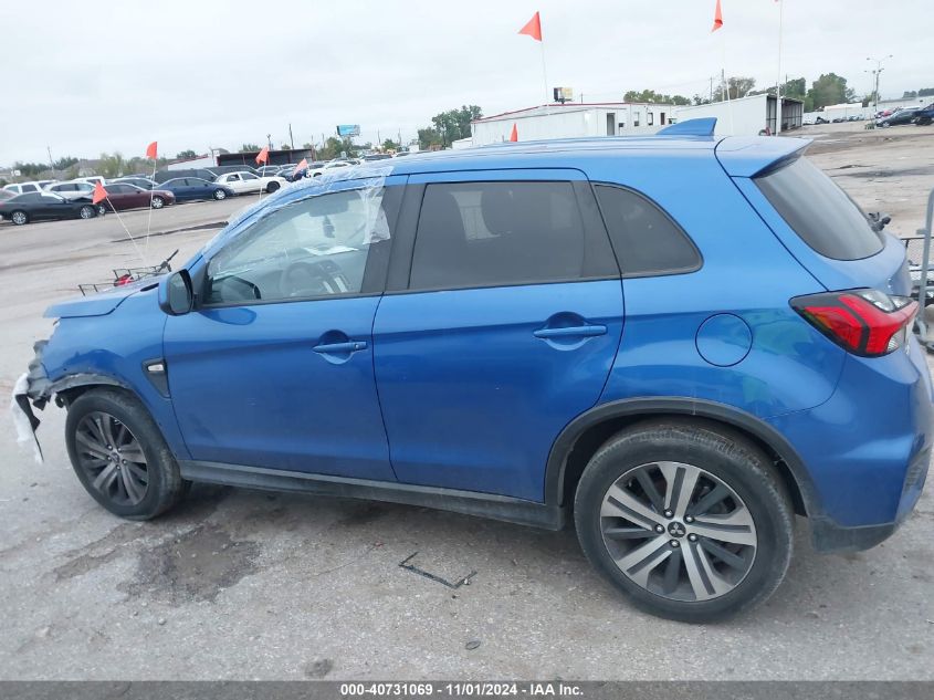 2020 Mitsubishi Outlander Sport 2.0 Es VIN: JA4AP3AU8LU029112 Lot: 40731069