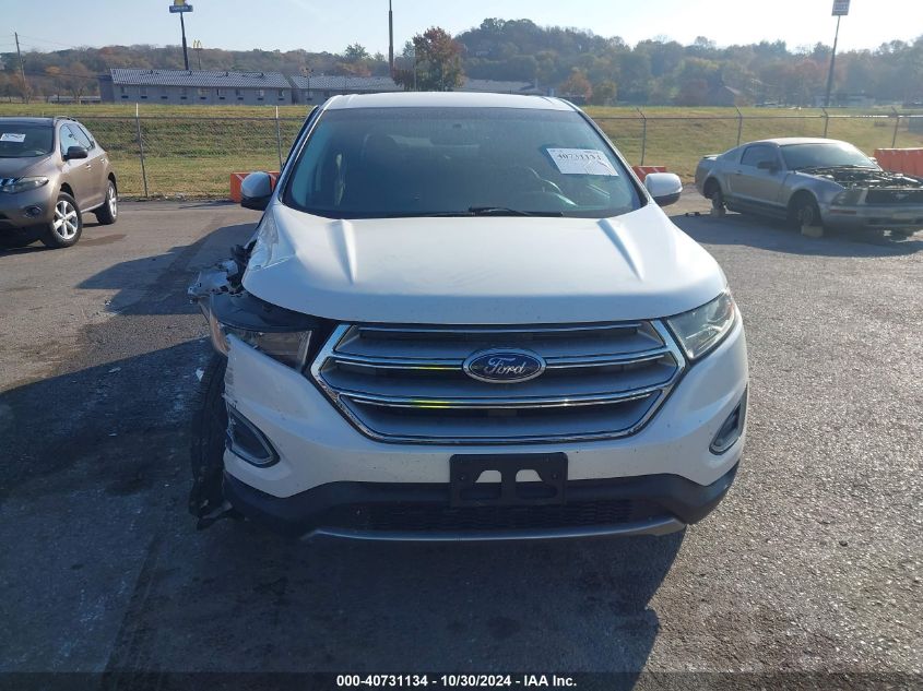 2018 Ford Edge Sel VIN: 2FMPK3J93JBC37374 Lot: 40731134