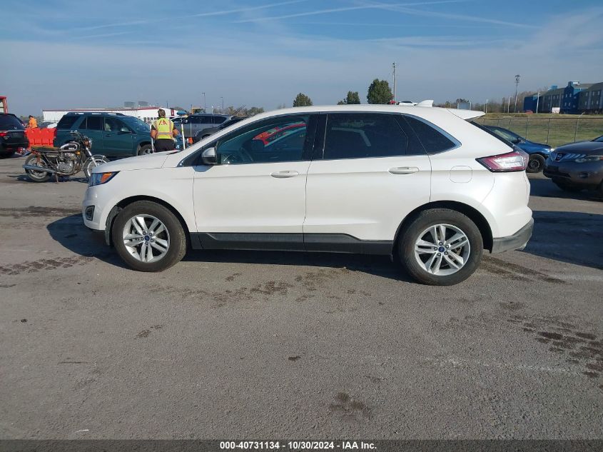 2018 Ford Edge Sel VIN: 2FMPK3J93JBC37374 Lot: 40731134