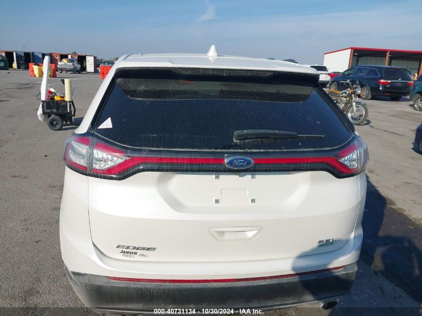 2018 Ford Edge Sel VIN: 2FMPK3J93JBC37374 Lot: 40731134