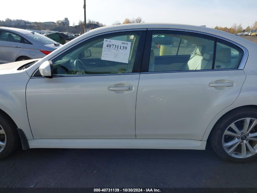 2013 Subaru Legacy 2.5I Limited VIN: 4S3BMBK6XD3021369 Lot: 40731139