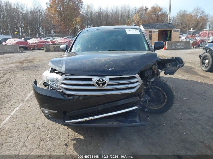 2013 Toyota Highlander Se V6 VIN: 5TDBK3EH6DS268590 Lot: 40731148