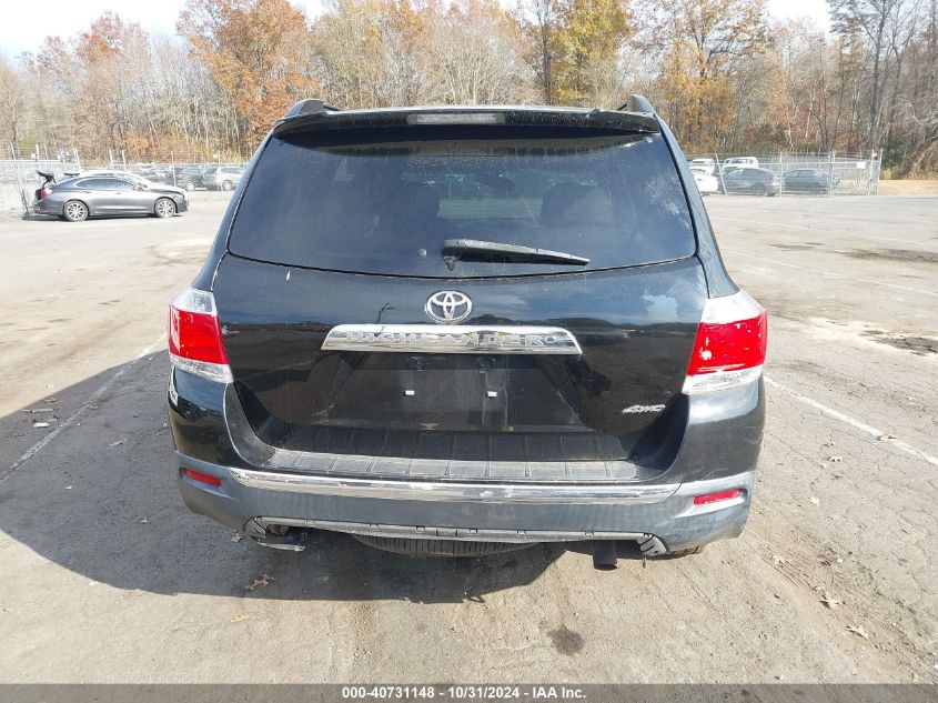 2013 TOYOTA HIGHLANDER SE V6 - 5TDBK3EH6DS268590