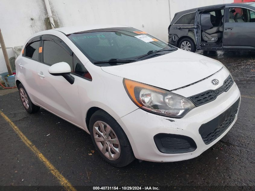 VIN KNADM5A3XD6132338 2013 KIA RIO no.1