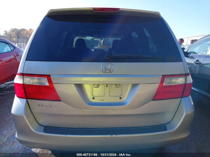 2007 Honda Odyssey Ex-L VIN: 5FNRL387X7B425920 Lot: 40731156