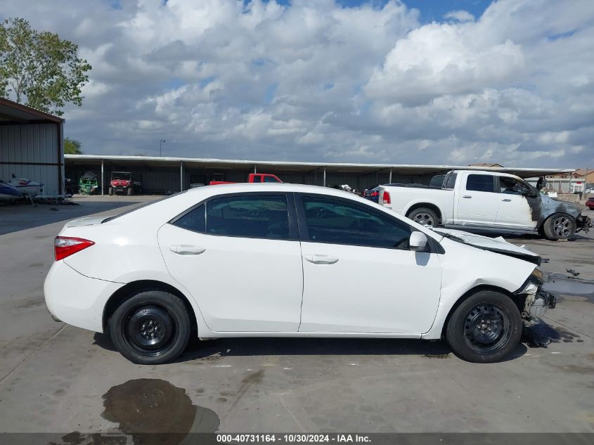 2016 Toyota Corolla Le VIN: 5YFBURHE2GP561866 Lot: 40731164