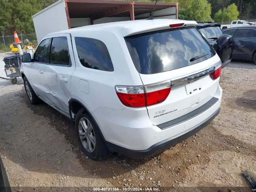 2013 Dodge Durango Sxt VIN: 1C4RDHAG4DC677286 Lot: 40731184