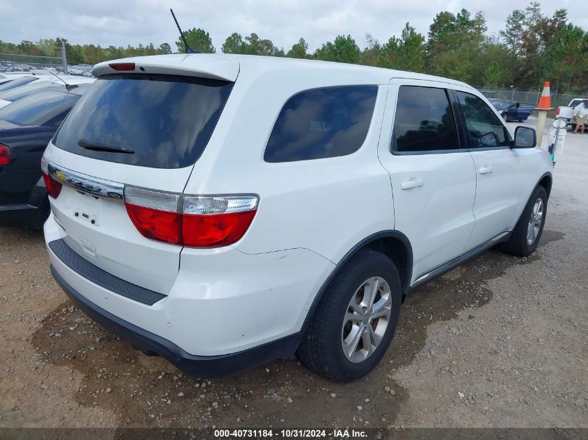 2013 Dodge Durango Sxt VIN: 1C4RDHAG4DC677286 Lot: 40731184