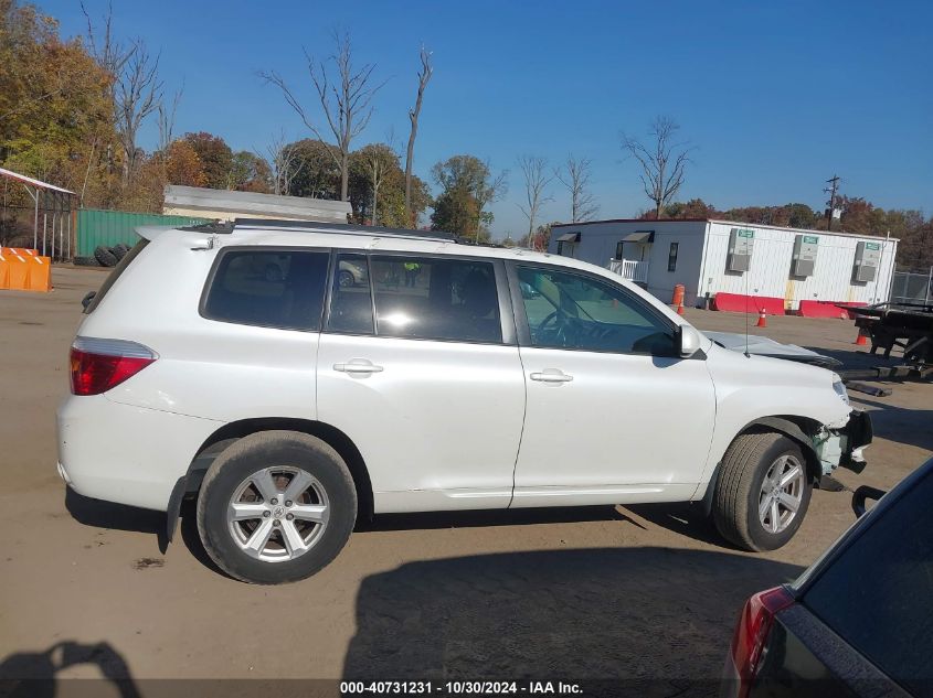 2010 Toyota Highlander Base V6 VIN: 5TDBK3EH6AS027561 Lot: 40731231