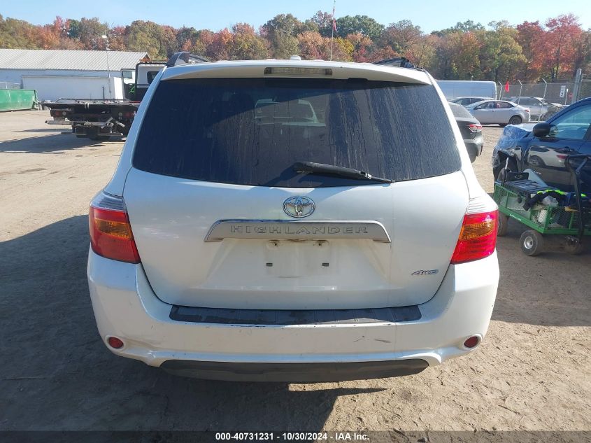 2010 Toyota Highlander Base V6 VIN: 5TDBK3EH6AS027561 Lot: 40731231