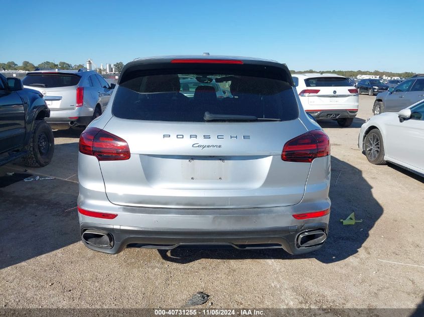 2016 Porsche Cayenne VIN: WP1AA2A20GKA09985 Lot: 40731255