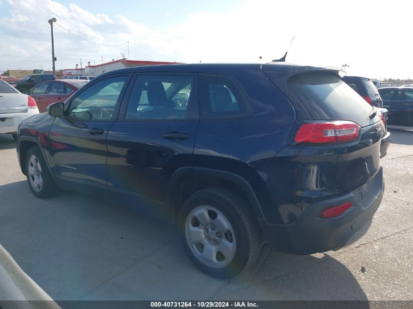 2014 Jeep Cherokee Sport VIN: 1C4PJLAB1EW127051 Lot: 40731264