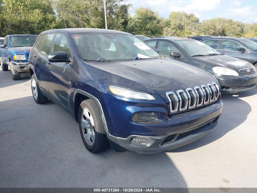 2014 Jeep Cherokee Sport VIN: 1C4PJLAB1EW127051 Lot: 40731264