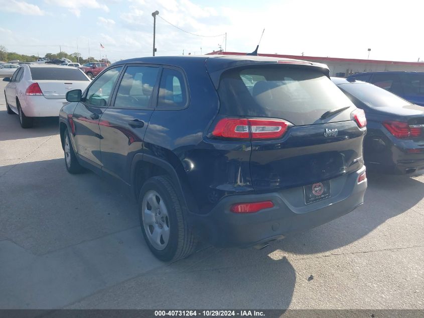 2014 Jeep Cherokee Sport VIN: 1C4PJLAB1EW127051 Lot: 40731264