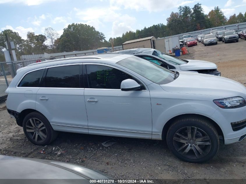 2014 Audi Q7 3.0 Tdi Premium VIN: WA1VMAFE9ED020020 Lot: 40731270