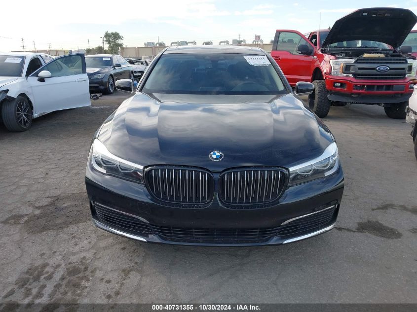 2019 BMW 740I VIN: WBA7E2C56KB217625 Lot: 40731355