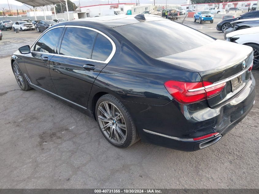 VIN WBA7E2C56KB217625 2019 BMW 740I no.3