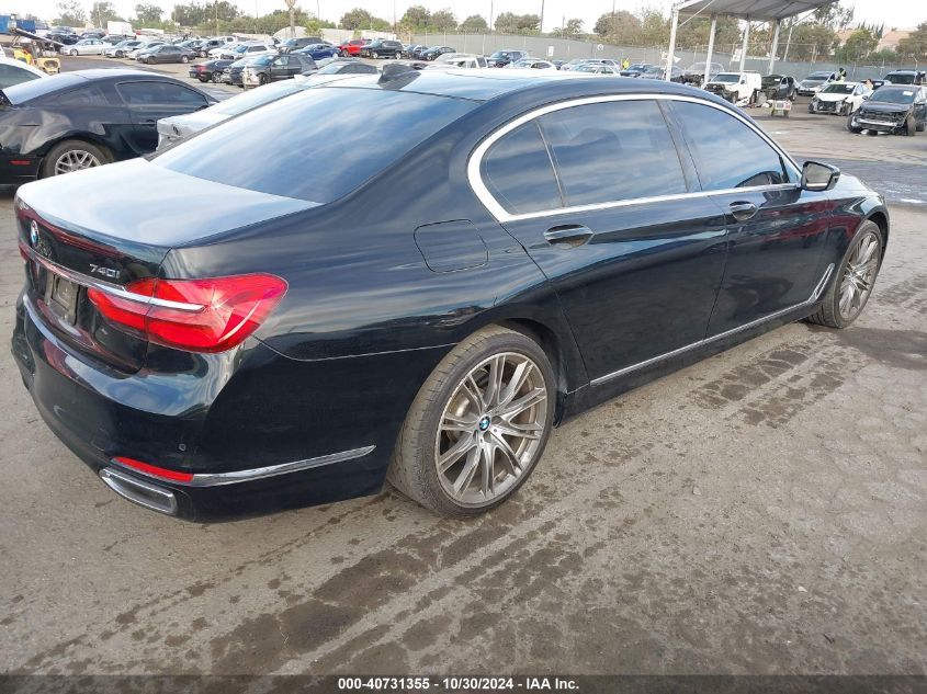 VIN WBA7E2C56KB217625 2019 BMW 740I no.4