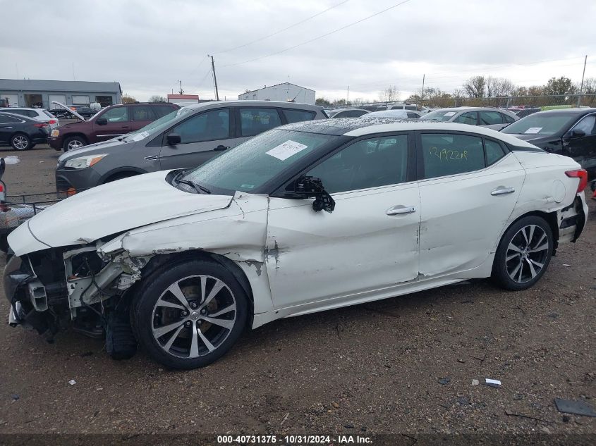 2017 Nissan Maxima 3.5 Sl VIN: 1N4AA6AP0HC455026 Lot: 40731375